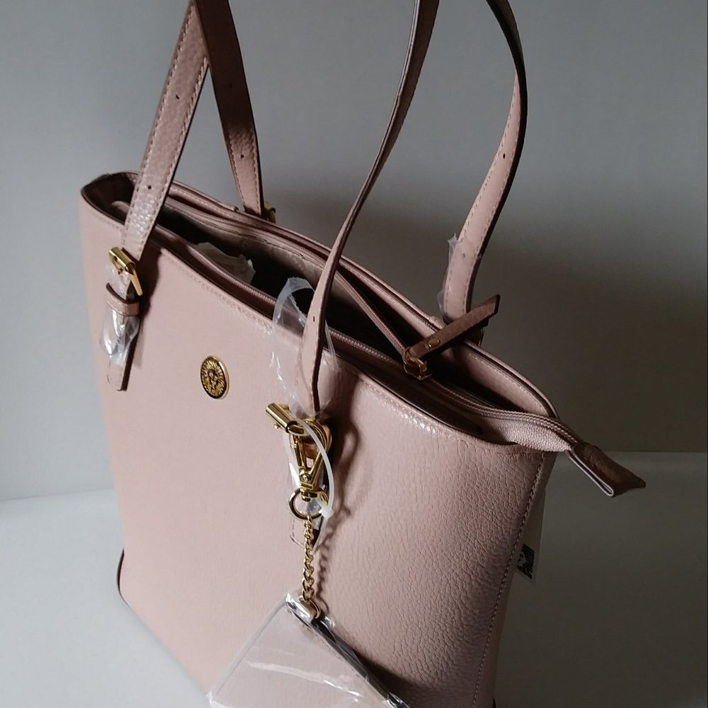 Anne Klein Antique Rose Handbag ID Holder - Picture 7 of 16